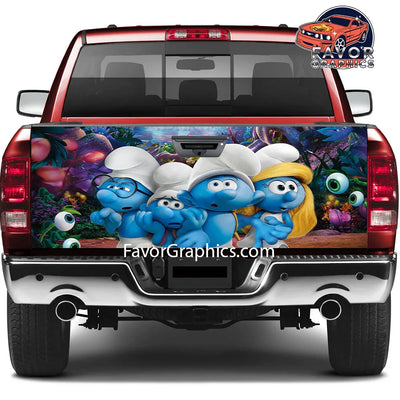 The Smurfs Tailgate Wraps For Trucks SUV Vinyl Wrap