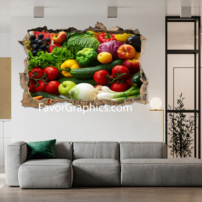 Vegetable Vinyl Wall Art Decal Sticker Poster Print Mural