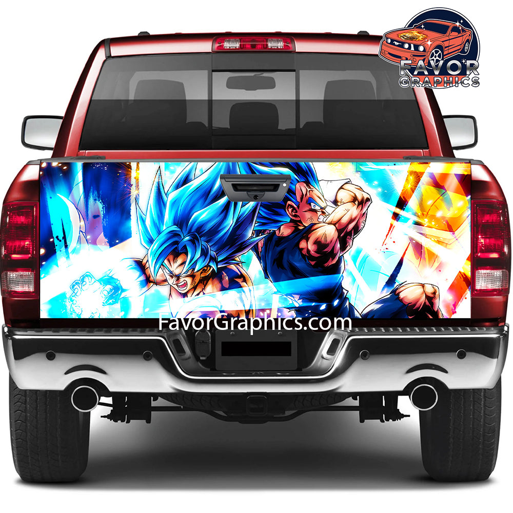 Goku Vegeta Tailgate Wraps For Trucks SUV Vinyl Wrap