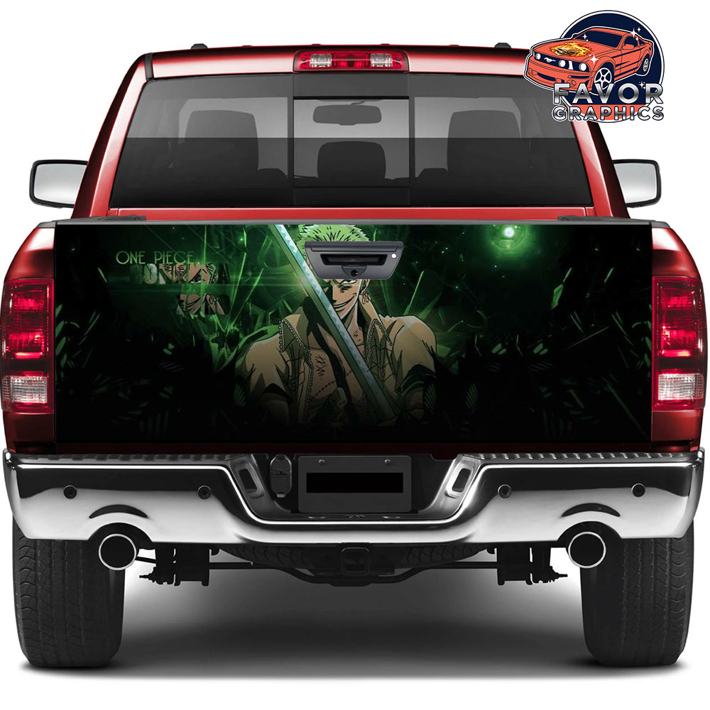 Roronoa Zoro Tailgate Wraps For Trucks SUV Vinyl Wrap