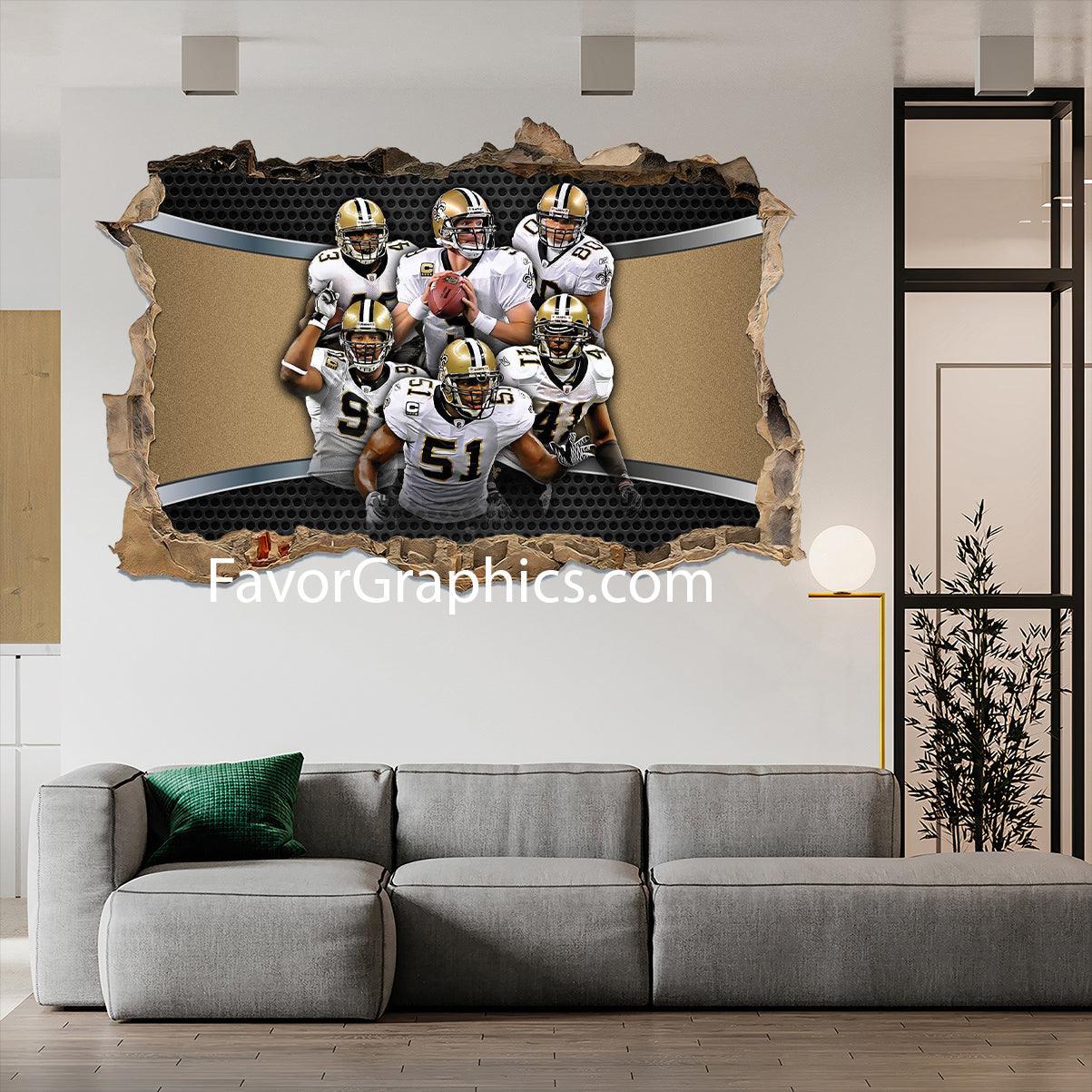 New Orleans Saints Vinyl Wall Art Decal Sticker Poster Print Mural