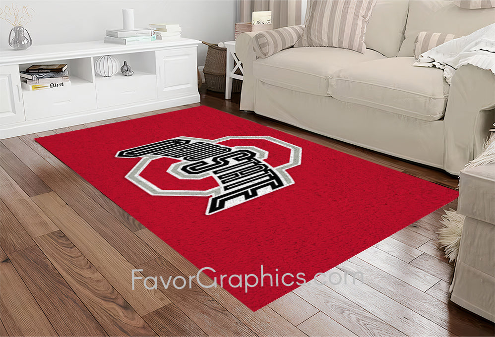 Ohio State Buckeyes Home Bedroom Decor Rug Carpet Mat