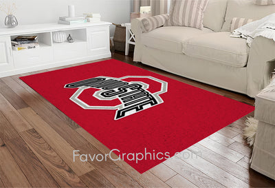 Ohio State Buckeyes Home Bedroom Decor Rug Carpet Mat