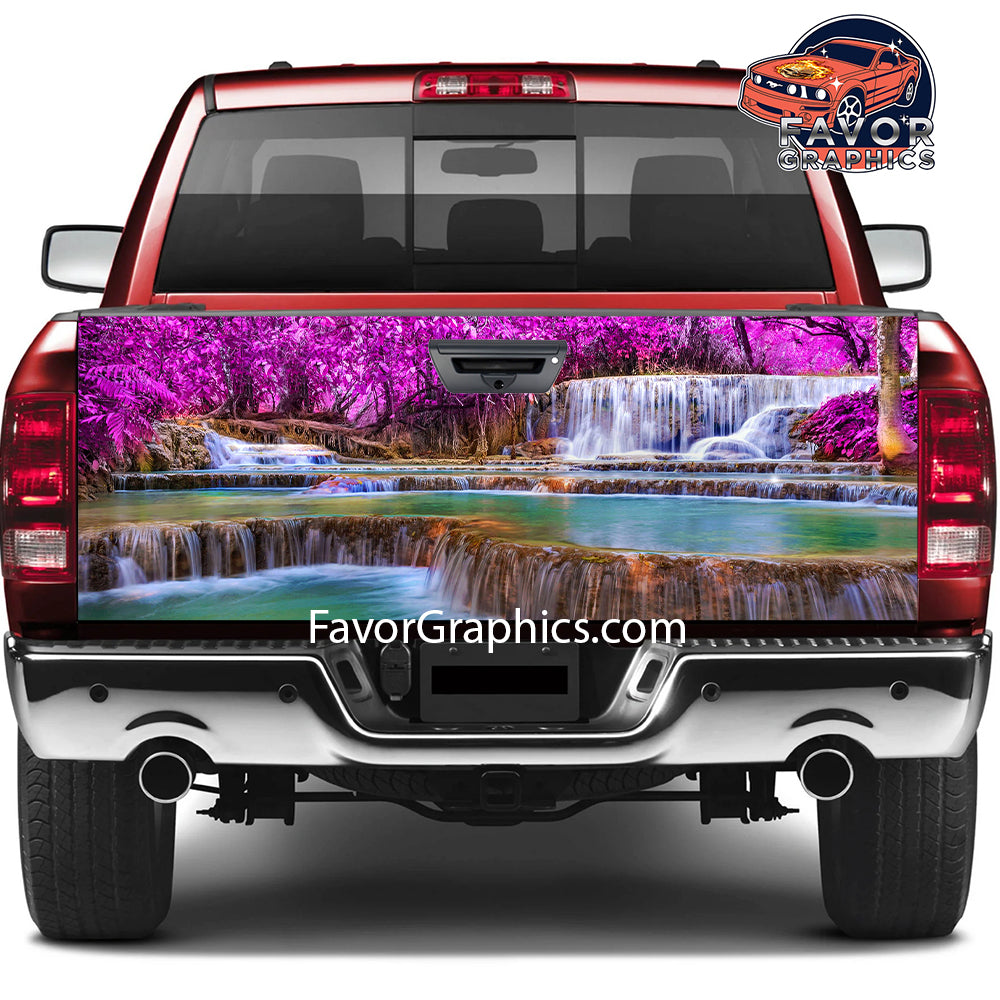 Waterfall Tailgate Wraps For Trucks SUV Vinyl Wrap