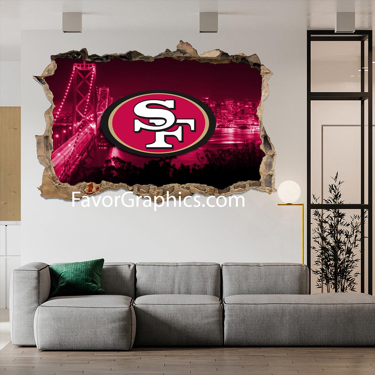 San Francisco 49ers Vinyl Wall Art Decal Sticker Poster Print Mural