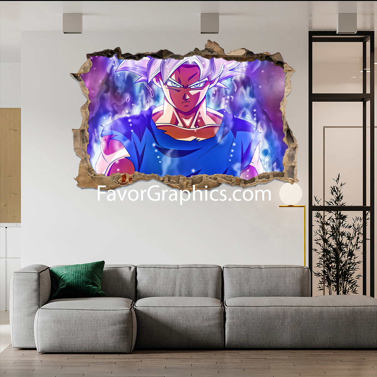 Ultra Instinct Goku Vinyl Wall Art Decal Sticker Poster Print Mural