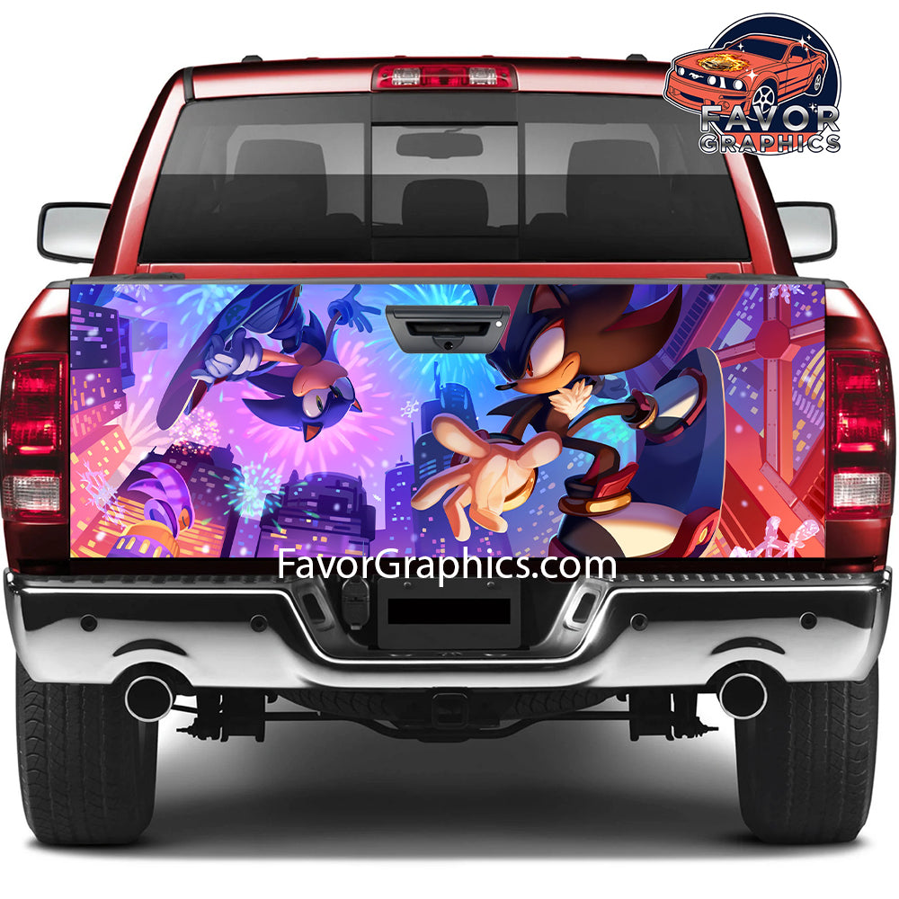 Sonic The Hedgehog Tailgate Wraps For Trucks SUV Vinyl Wrap