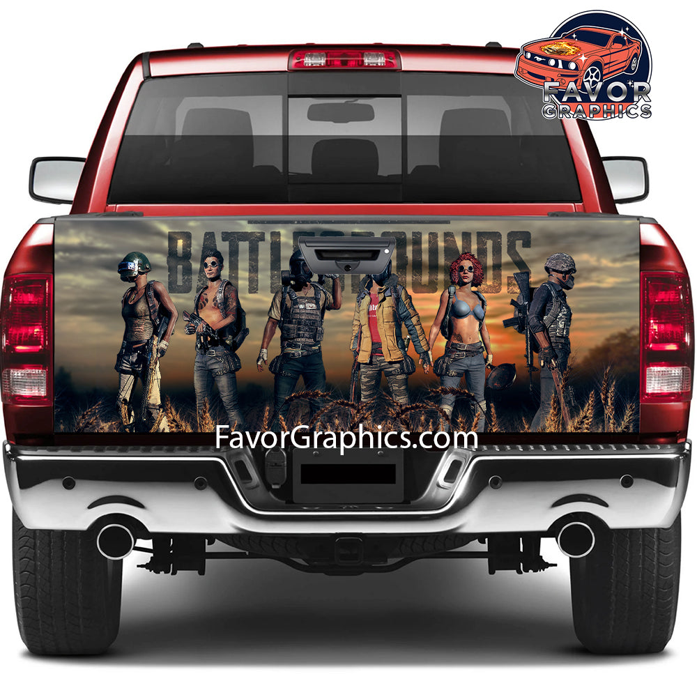 PUBG Tailgate Wraps For Trucks SUV Vinyl Wrap