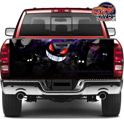 Gengar (Pokemon) Tailgate Wraps For Trucks SUV Vinyl Wrap