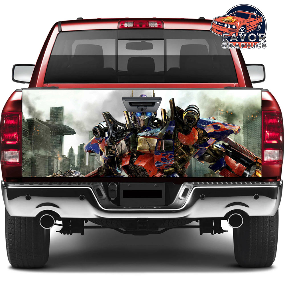 Optimus Prime Transformers Tailgate Wraps For Trucks SUV Vinyl Wrap