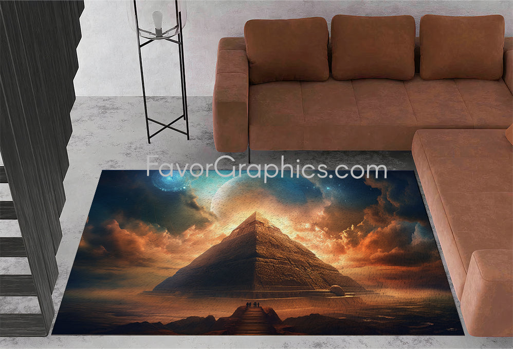 Pyramid Home Bedroom Decor Rug Carpet Mat