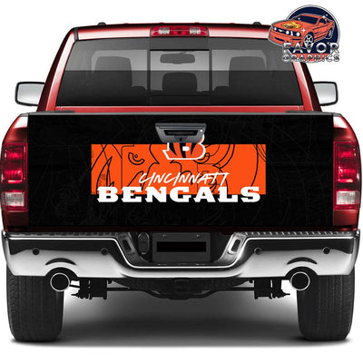 Cincinnati Bengals Tailgate Wraps For Trucks SUV Vinyl Wrap