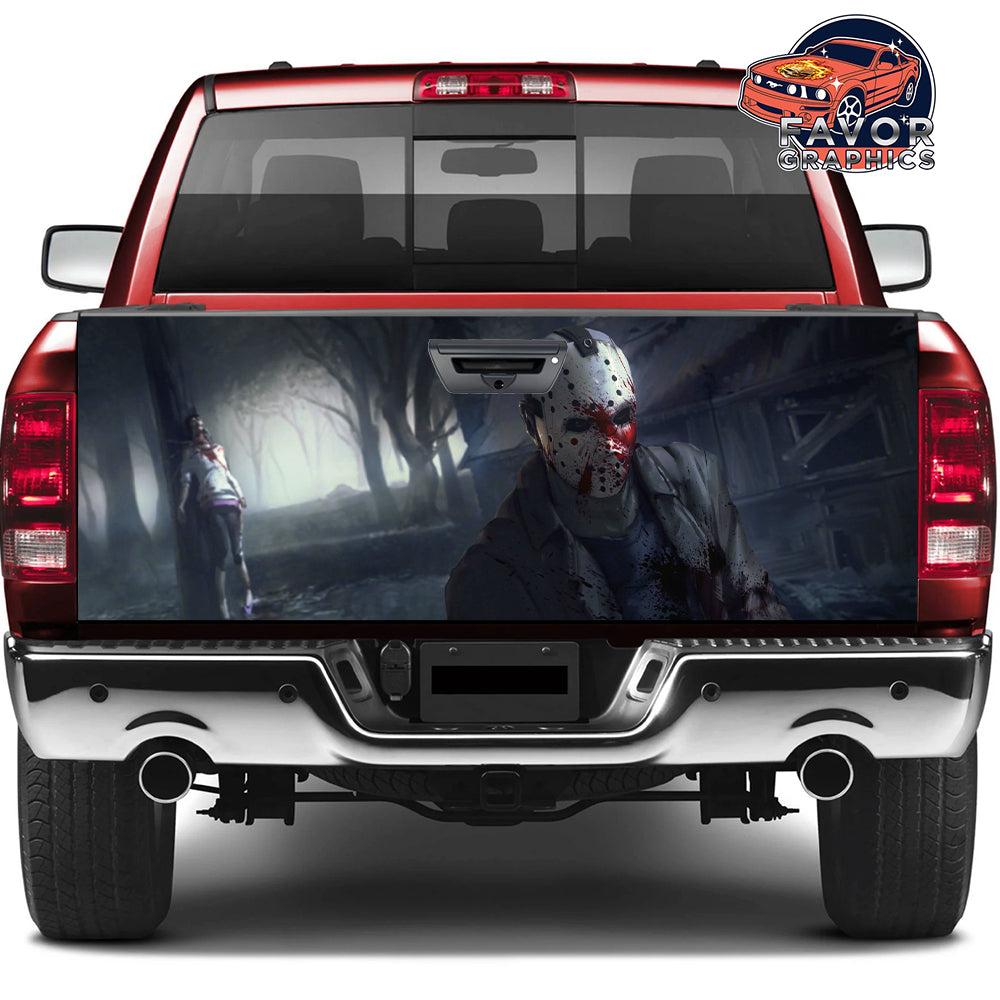 Jason Voorhees Tailgate Wraps For Trucks SUV Vinyl Wrap