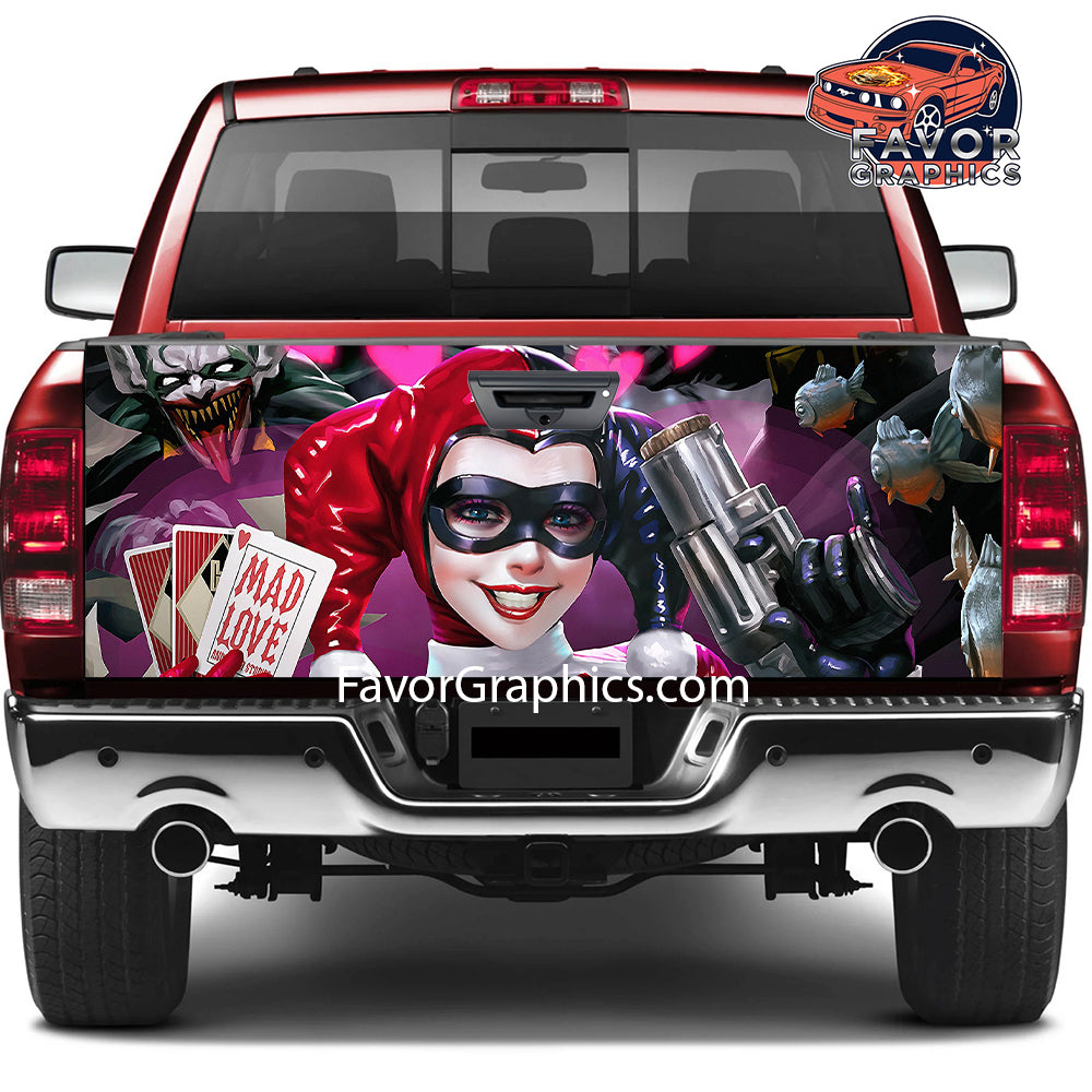 Harley Quinn Tailgate Wraps For Trucks SUV Vinyl Wrap