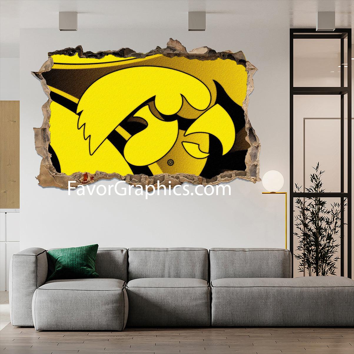 Iowa Hawkeyes Vinyl Wall Art Decal Sticker Poster Print Mural