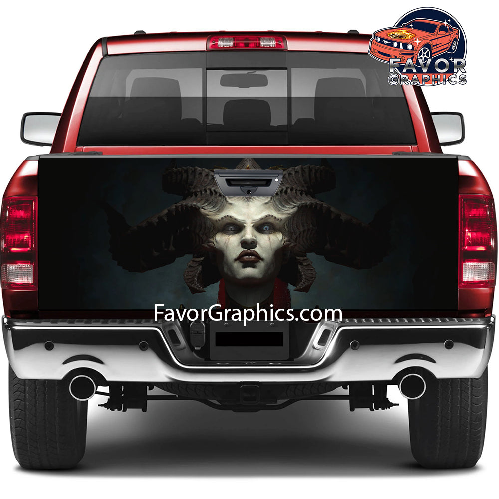 Lilith (Diablo) Tailgate Wraps For Trucks SUV Vinyl Wrap