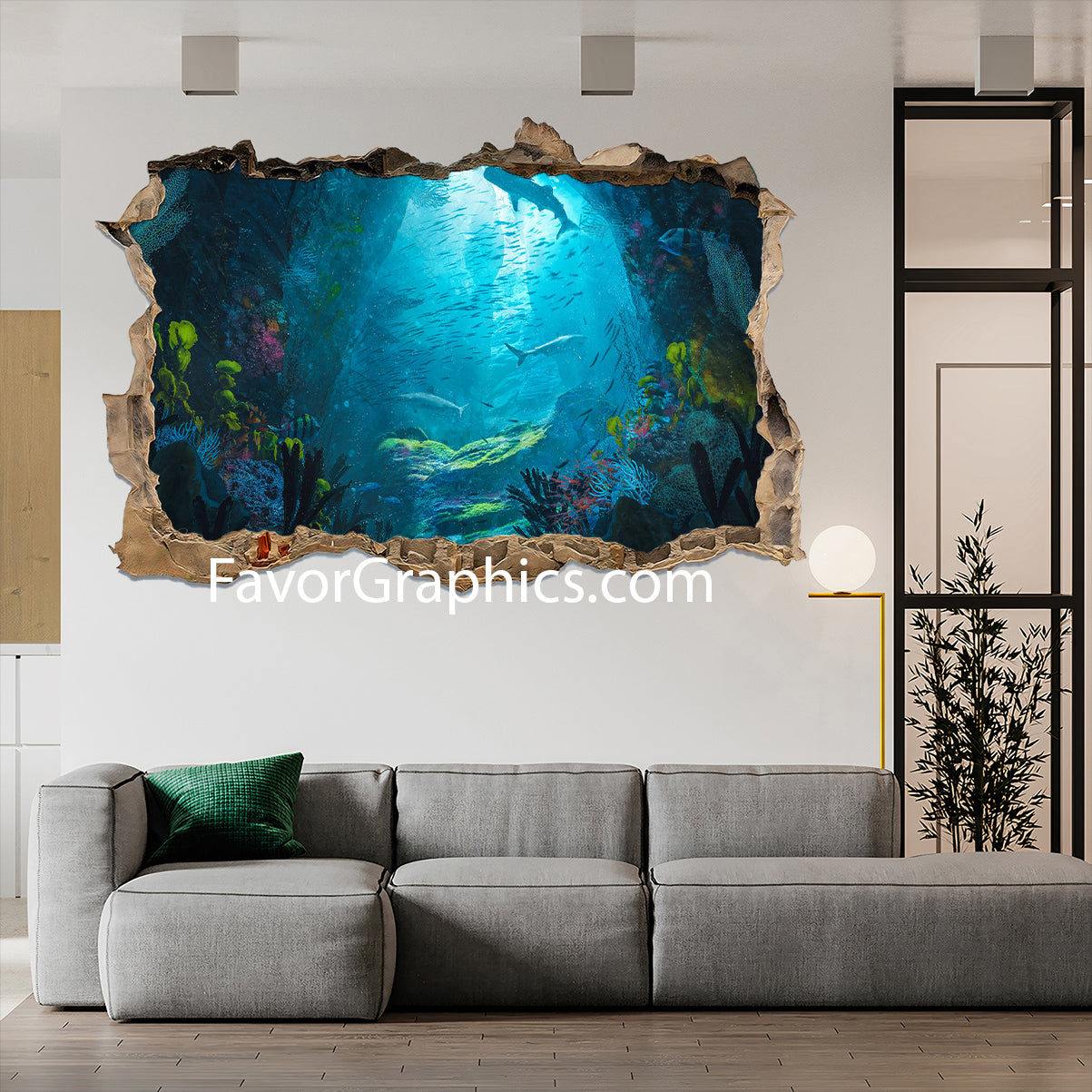 Underwater Under The Sea Vinyl Wall Art Decal Sticker Poster Print Mural