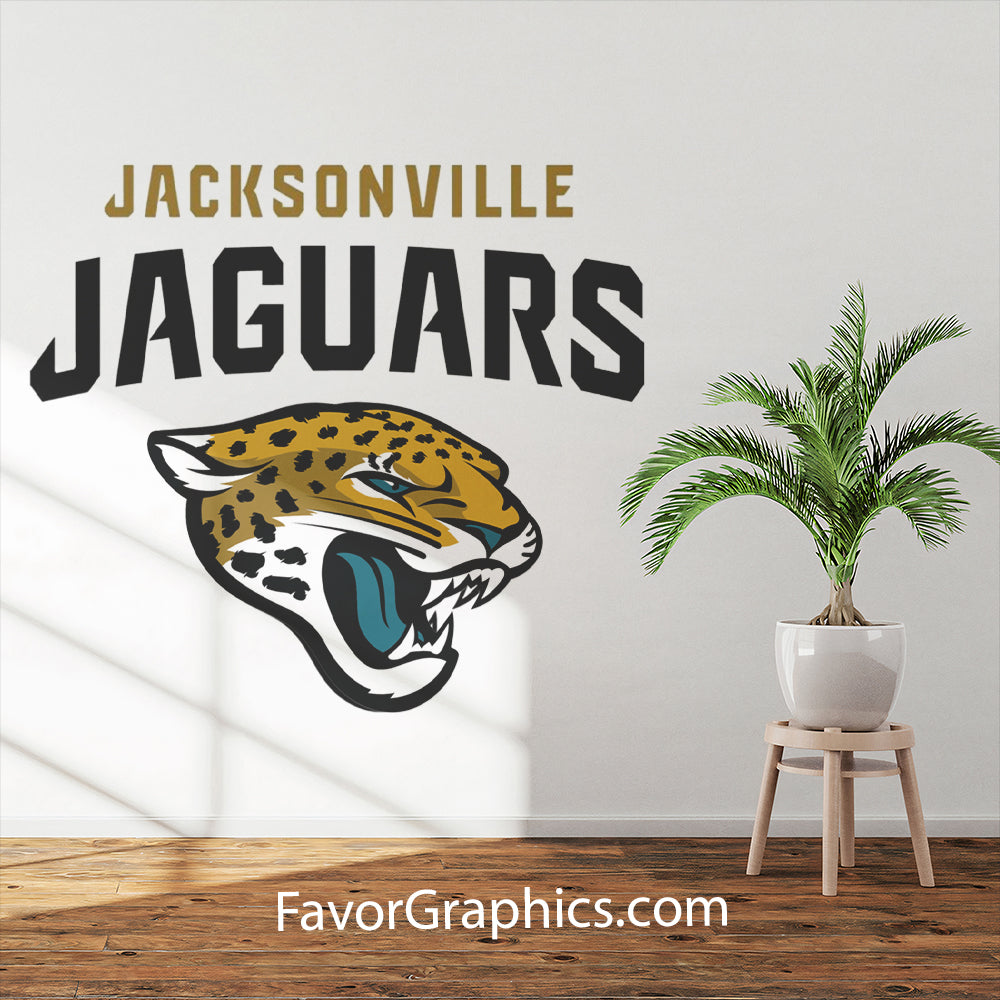 Jacksonville Jaguars Home Room Wall Vinyl Decal Sticker Mural Poster