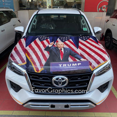 Donald Trump Itasha Car Vinyl Hood Wrap Decal Sticker