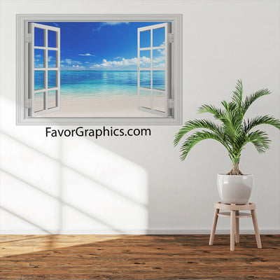 Beach Vinyl Wall Art Decal Sticker Poster Print Mural