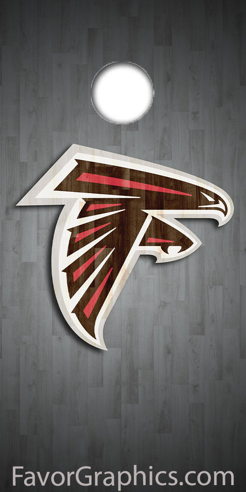 Atlanta Falcons Cornhole Wood Board Skin Vinyl Wrap Decal Sticker