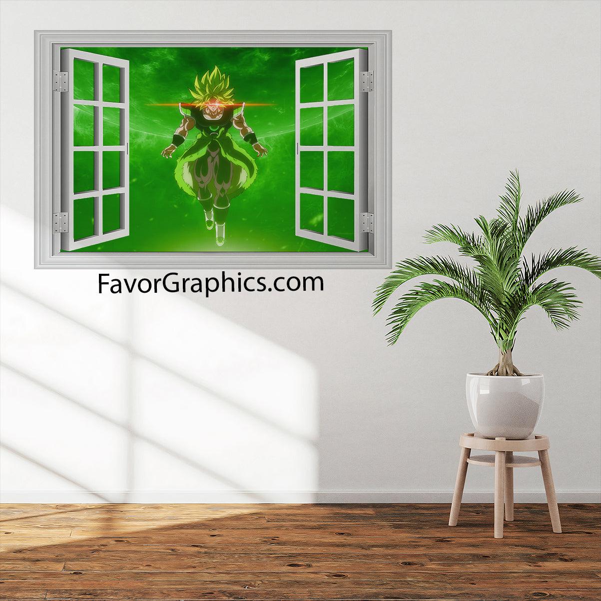 Broly Vinyl Wall Art Decal Sticker Poster Print Mural