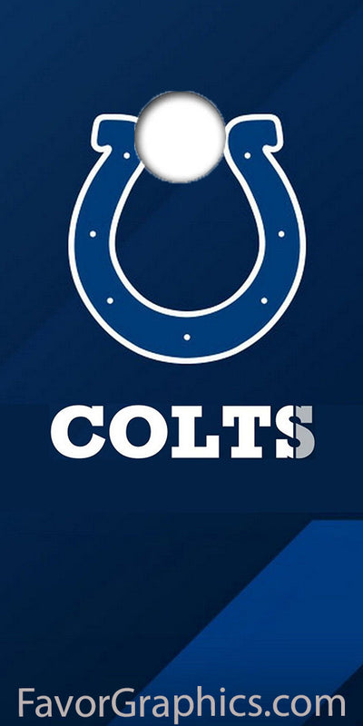 Indianapolis Colts Cornhole Wood Board Skin Vinyl Wrap Decal Sticker