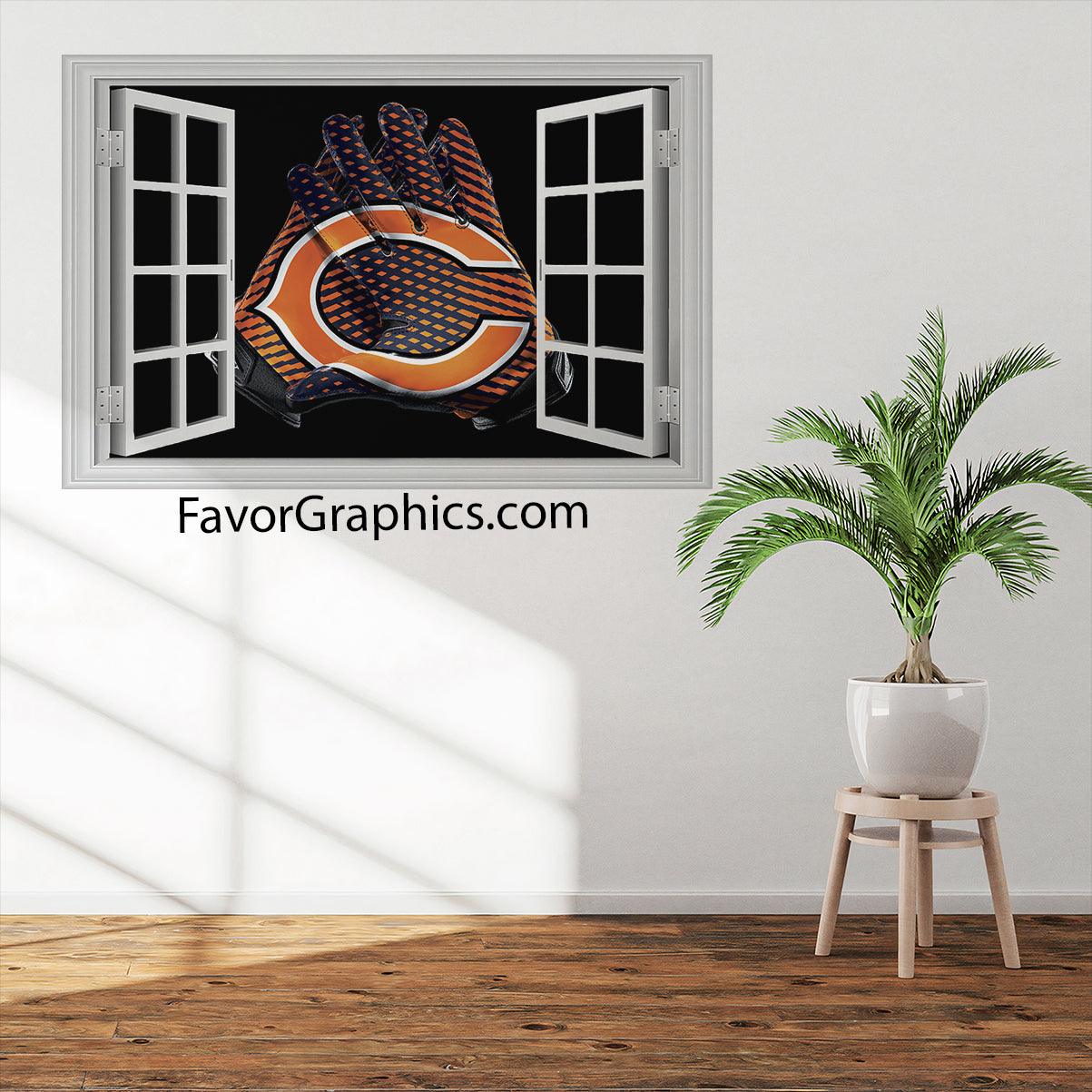 Chicago Bears Vinyl Wall Art Decal Sticker Poster Print Mural