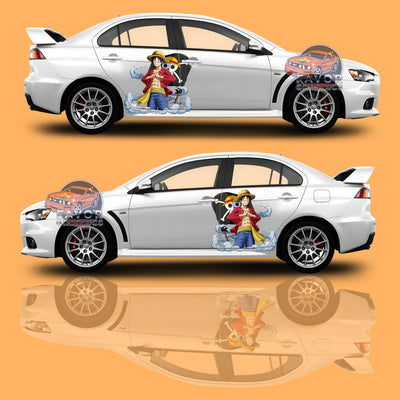 Monkey D. Luffy Itasha Car Side Door Decal Vinyl Sticker