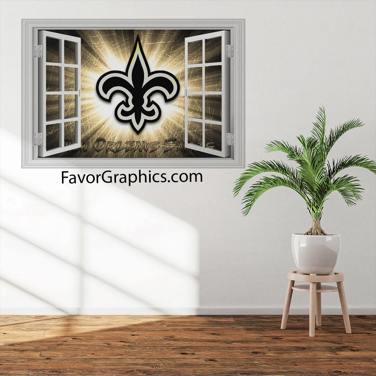 New Orleans Saints Vinyl Wall Art Decal Sticker Poster Print Mural