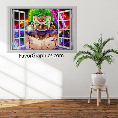 Roronoa Zoro Vinyl Wall Art Decal Sticker Poster Print Mural