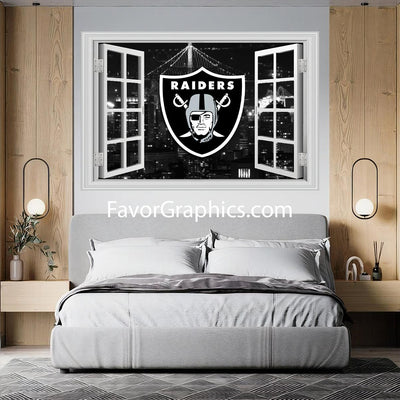 Las Vegas Raiders Vinyl Wall Art Decal Sticker Poster Print Mural