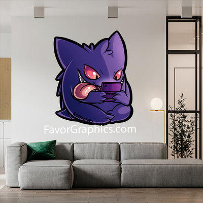 Gengar (Pokemon) Home Room Wall Vinyl Decal Sticker Mural Poster