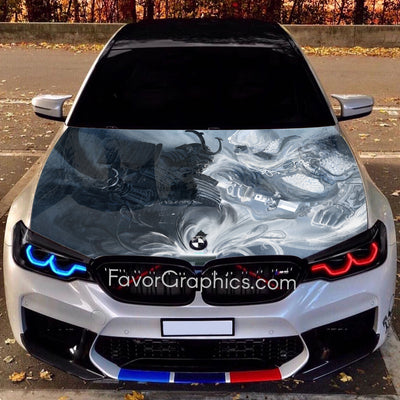 Samurai Itasha Car Vinyl Hood Wrap Decal Sticker