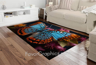 Butterfly Home Bedroom Decor Rug Carpet Mat