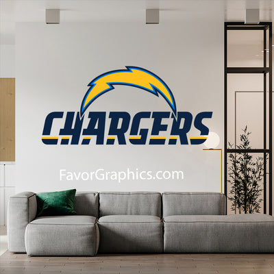 Los Angeles Chargers Home Room Wall Vinyl Decal Sticker Mural Poster