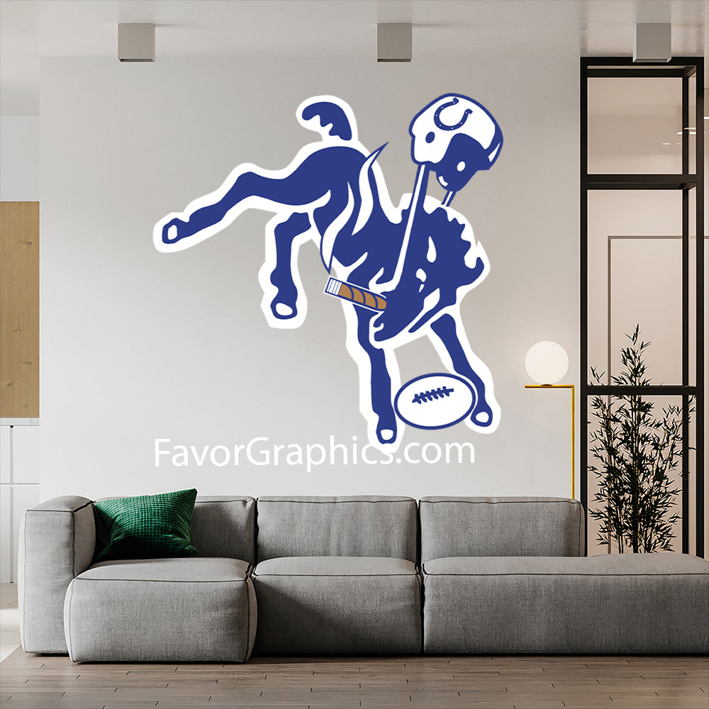 Indianapolis Colts Home Room Wall Vinyl Decal Sticker Mural Poster