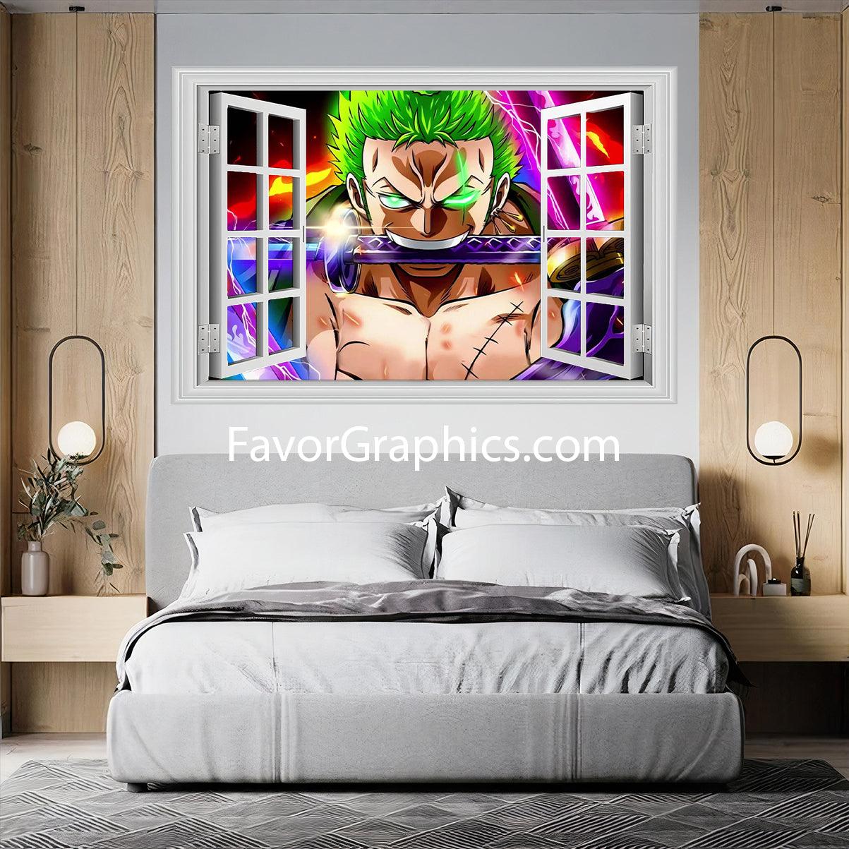 Roronoa Zoro Vinyl Wall Art Decal Sticker Poster Print Mural