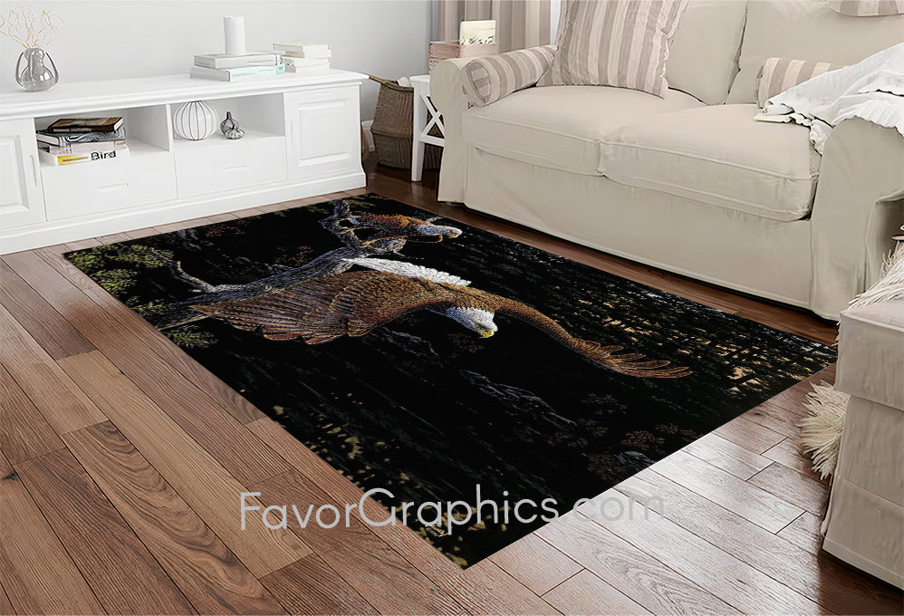 Bald Eagle Home Bedroom Decor Rug Carpet Mat