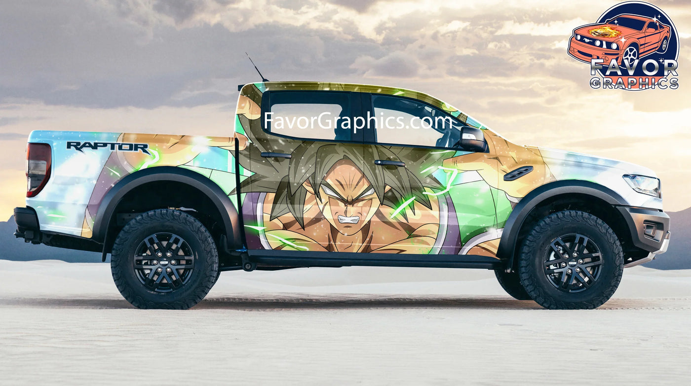 Broly Itasha Full Car Vinyl Wrap Decal Sticker