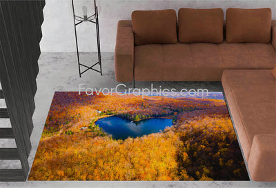 Autumm Forest Home Bedroom Decor Rug Carpet Mat