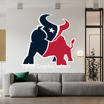 Houston Texans Home Room Wall Vinyl Decal Sticker Mural Poster