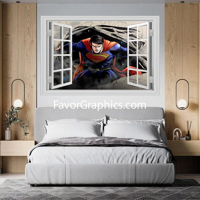 Superman Vinyl Wall Art Decal Sticker Poster Print Mural