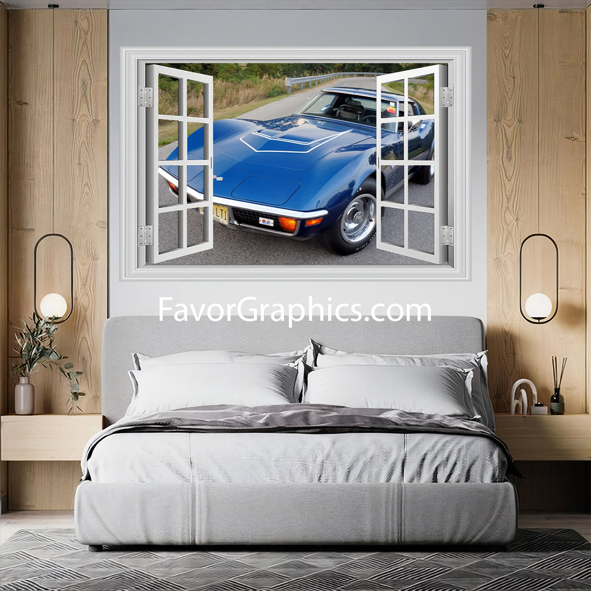 Chevrolet Corvette Vinyl Wall Art Decal Sticker Poster Print Mural