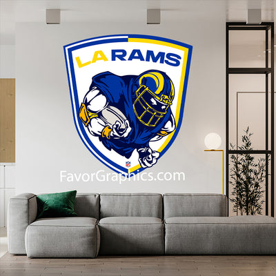 Los Angeles Rams Home Room Wall Vinyl Decal Sticker Mural Poster