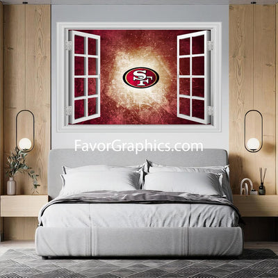 San Francisco 49ers Vinyl Wall Art Decal Sticker Poster Print Mural