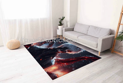 Kaneki Ken Tokyo Ghoul Home Bedroom Decor Rug Carpet Mat