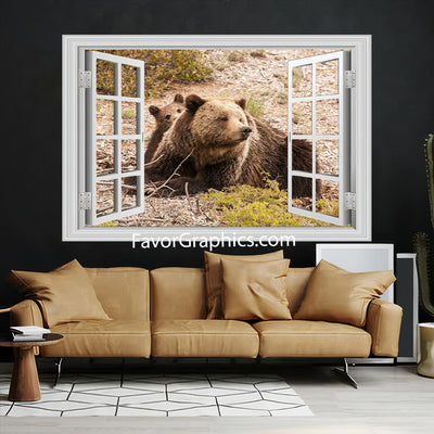 Bear Vinyl Wall Art Decal Sticker Poster Print Mural