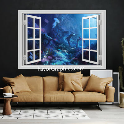 Underwater Under The Sea Vinyl Wall Art Decal Sticker Poster Print Mural