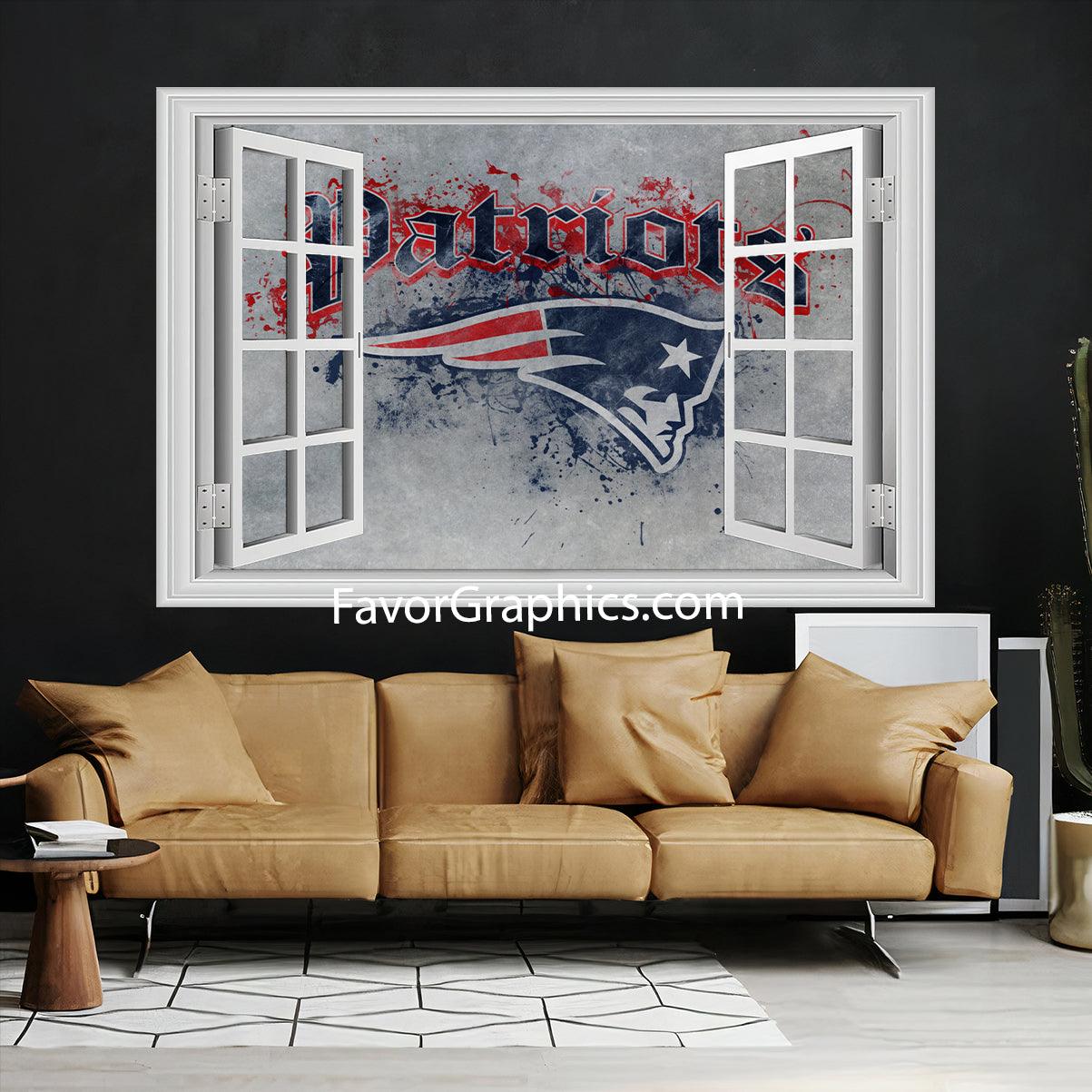 New England Patriots Vinyl Wall Art Decal Sticker Poster Print Mural